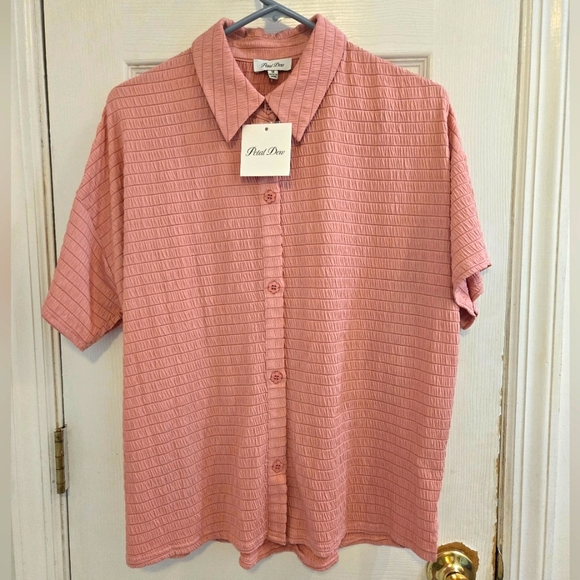 Petal Dew NWT Button Down Top Medium - Picture 8 of 9